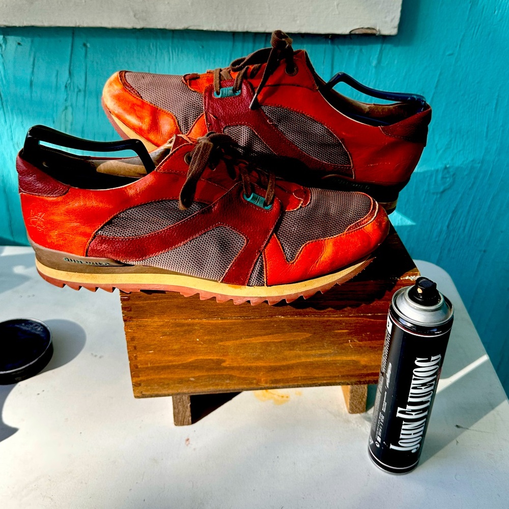 John Fluevog Crown Trainer Men’s 13 orange
